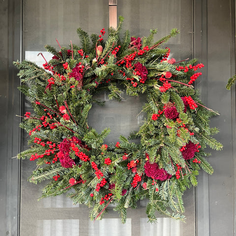 Holiday Wreath:Berry Festive