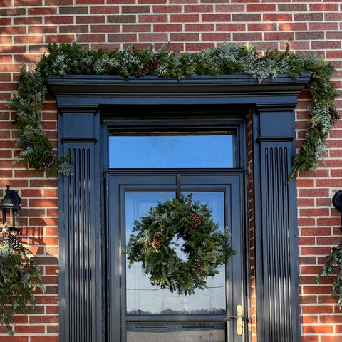 Holiday Evergreen Garland - Sunny Meadows Flower Farm