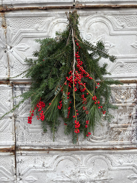 Holiday Swag - Sunny Meadows Flower Farm