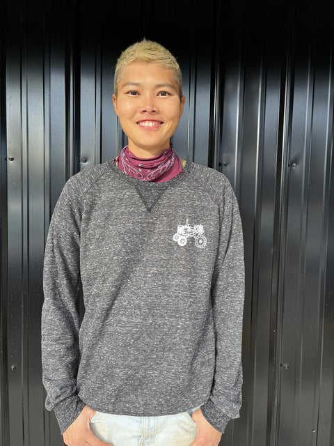 SMFF Tractor Crewneck Sweatshirt - Sunny Meadows Flower Farm