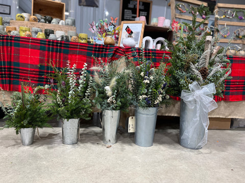 Holiday Evergreen Planter