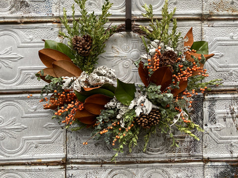 Holiday Wreath: Grapevine Base Designer's Choice