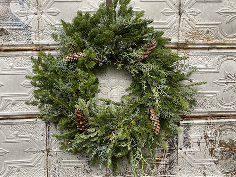 Holiday Wreath: Blue Christmas