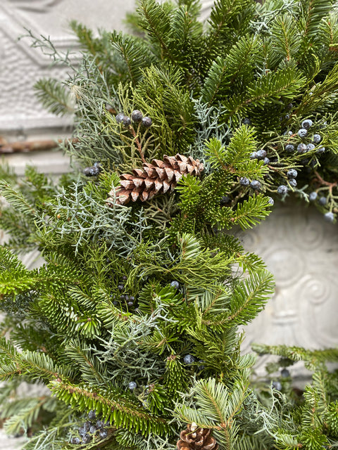 Holiday Wreath: Blue Christmas