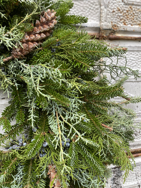 Holiday Wreath: Blue Christmas