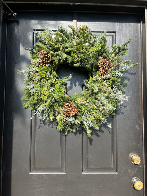 Holiday Wreath: Blue Christmas