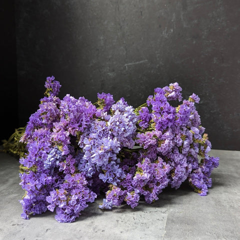 Dried Flower Bunch-Statice Purple