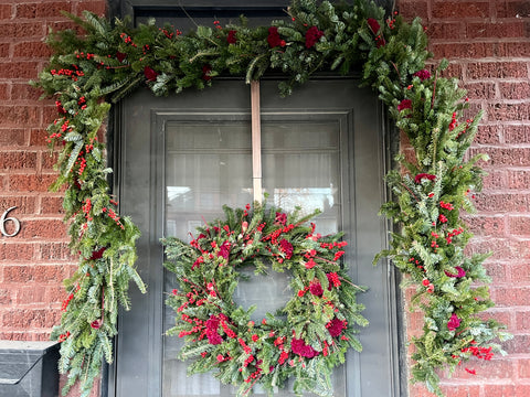 Holiday Evergreen Garland - Sunny Meadows Flower Farm