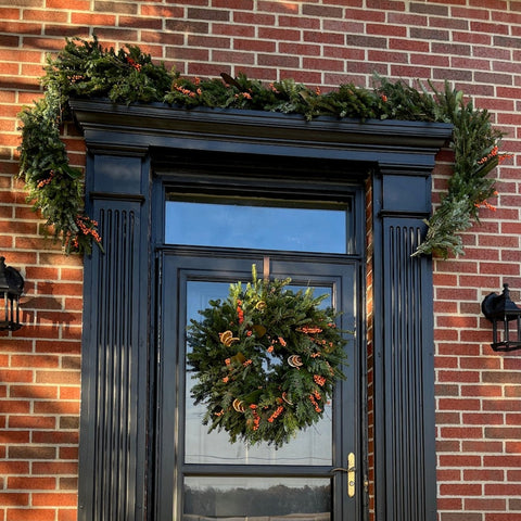 Holiday Evergreen Garland - Sunny Meadows Flower Farm