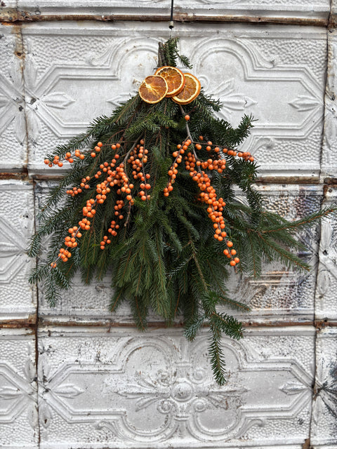 Holiday Swag - Sunny Meadows Flower Farm