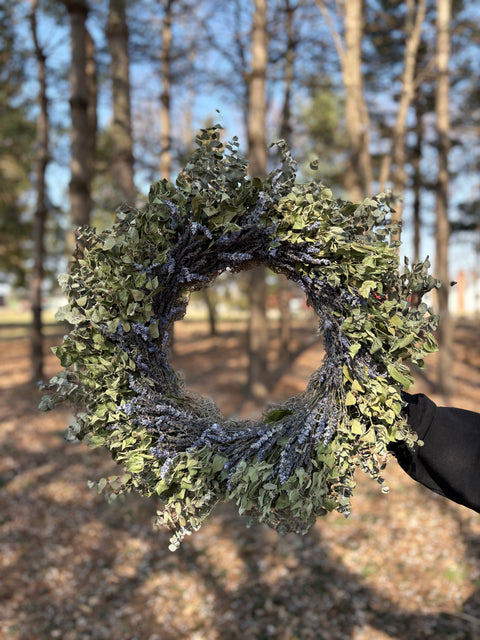 Dried Wreath-Apothecary - Sunny Meadows Flower Farm