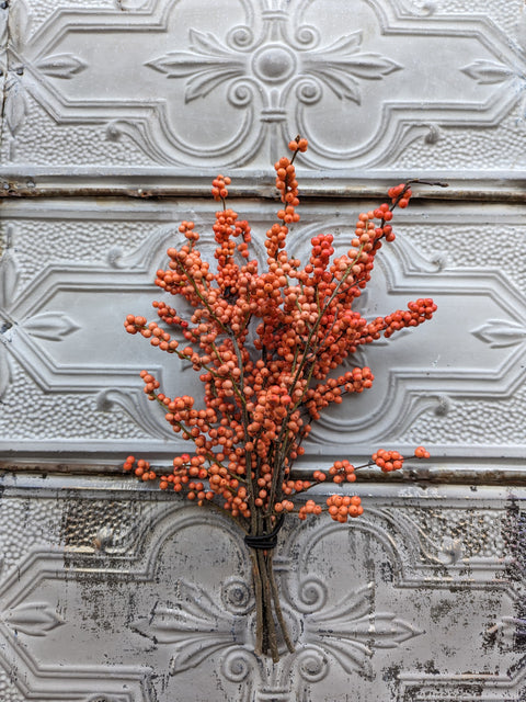 Holiday Winterberry Orange Bunch - Sunny Meadows Flower Farm