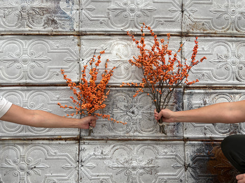 Holiday Winterberry Orange Bunch - Sunny Meadows Flower Farm