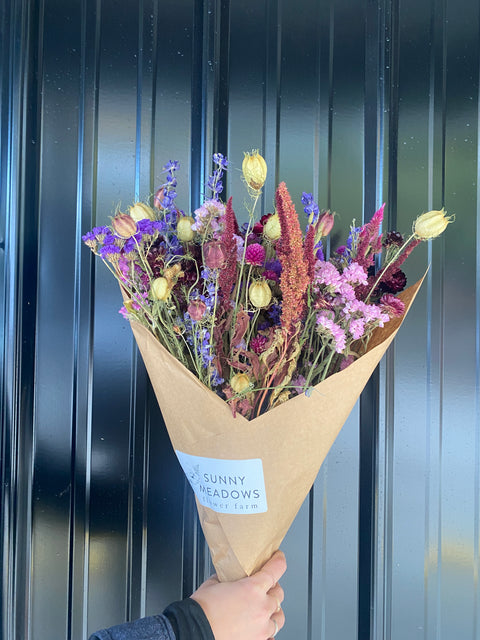 Dried Bouquet – Sunny Meadows Flower Farm