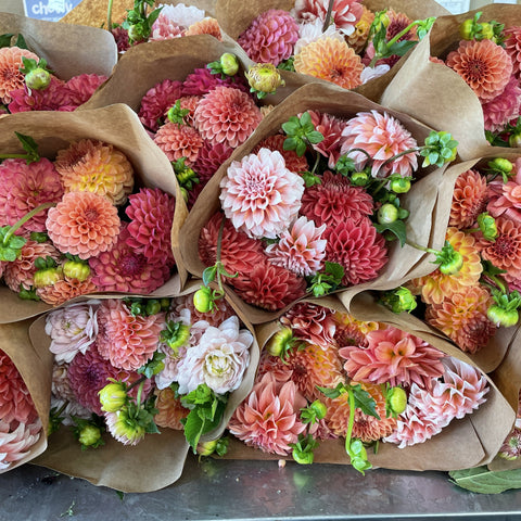 Dahlias at Your Door - Sunny Meadows Flower Farm