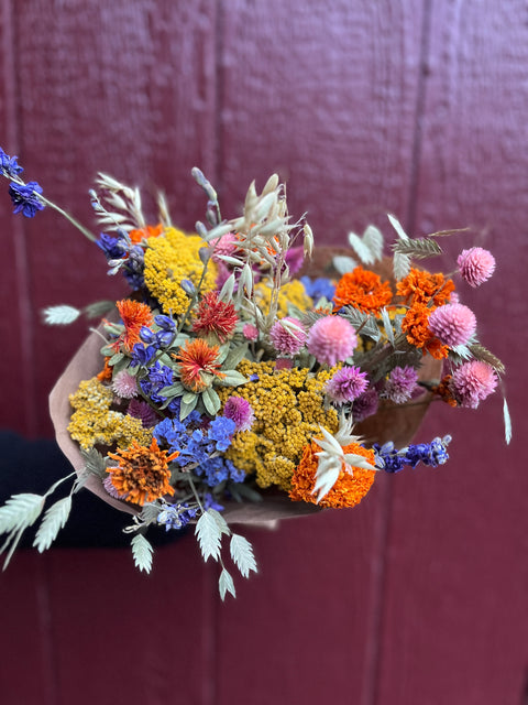 Dried Bouquet-Crayon Box - Sunny Meadows Flower Farm